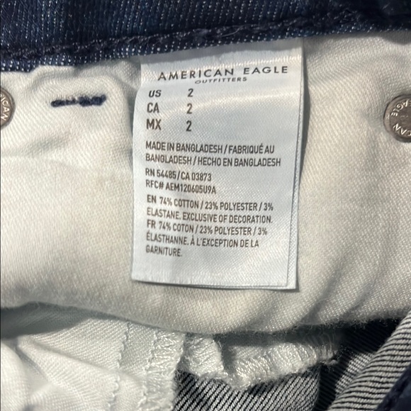 American Eagle Outfitters Women's Blue Denim Shorts - Picture 4 of 7